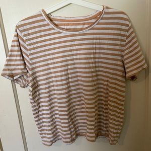 Everlane Striped Boxy R-Shirt